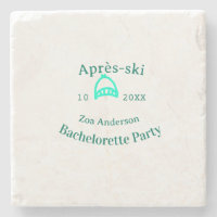 Après-Ski-Junggesellinnenabschied türkis Hut Name