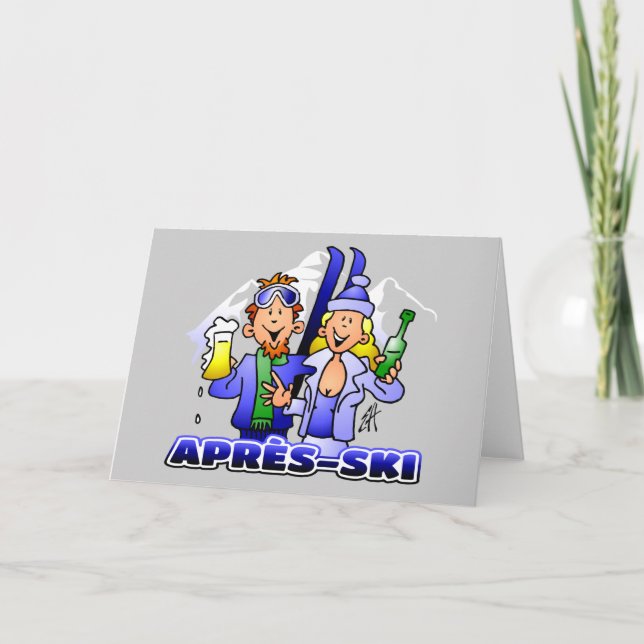 Après-Ski Karte (Vorderseite)