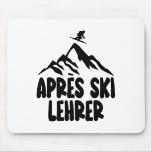 Apres Ski Lehrer Hütengaudi Outfit Frauen Männer S Mousepad