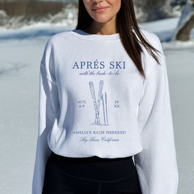 Après Ski mit der Braut zum Bach Weekend Sweatshirt (Von Creator hochgeladen)