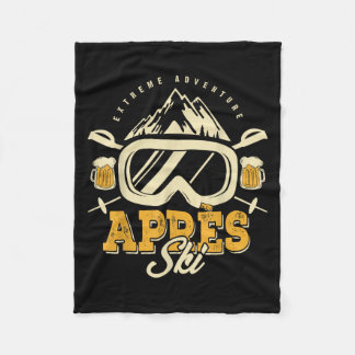 Apres Ski Party Outfit, Beer &amp; Drinks After Sk Fleecedecke