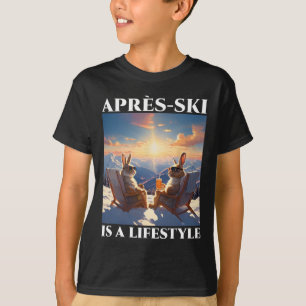 Aprés Ski Party Ski Bunny - Skiausrüstung Skifahre T-Shirt