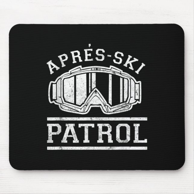 Apres Ski Patrol Mousepad (Vorne)