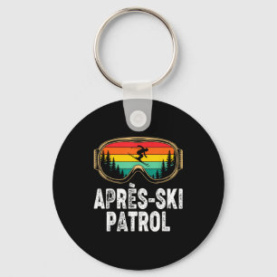 Après-Ski-Patrouille Skibrille Snowboardfahrer Schlüsselanhänger