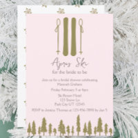 Apres Ski Pink Winter Brautparty
