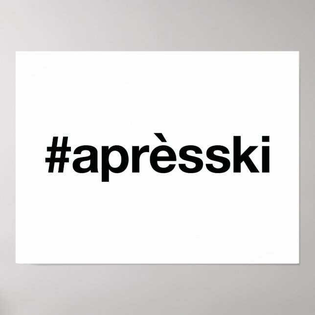 Après-Ski Poster (Vorne)