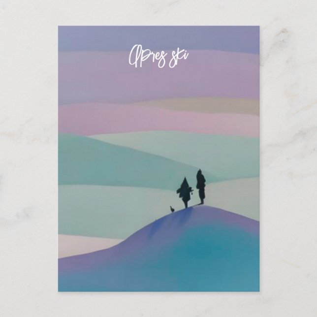 Apres Ski Postkarte (Vorderseite)