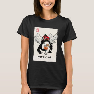 Après-Ski Skifahrer japanische Männer Frauen Kinde T-Shirt