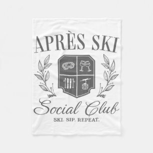 Apres Ski Social Club Skipass Albergo Colmanicchio Fleecedecke