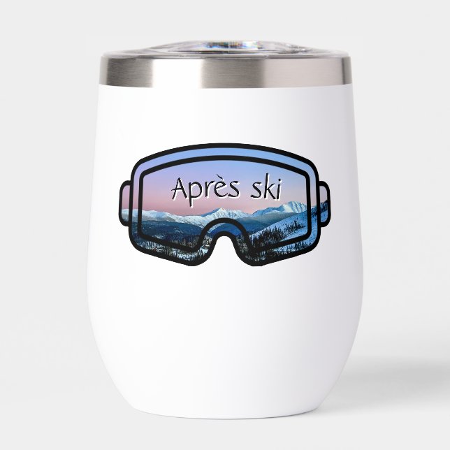 Apres Ski Wasserflasche (Vorderseite)