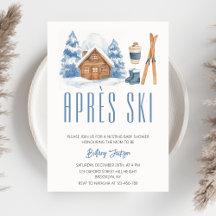 Apres Ski Winter Nesting Baby Dusche