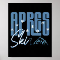 Apres Ski Winter Spaß Snowboarden Berg Skifahren