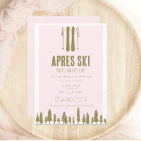 Apres Ski Winter Thema Kinderdusche