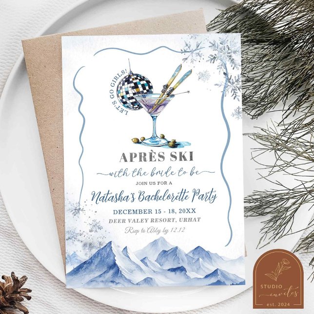 Après-Ski-Wochenend-Itinerary-Junggesellinnen-Absc Einladung (Von Creator hochgeladen)