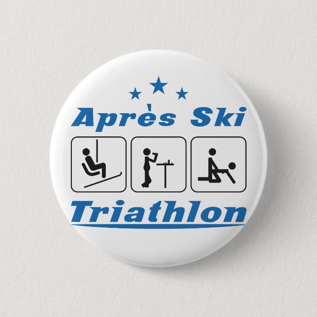 Apres SkiTriathlon Button (Vorderseite)