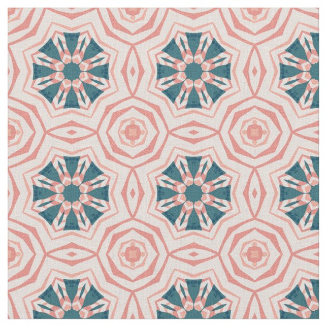 Apricot abstract floral stoff (Nahaufnahme)