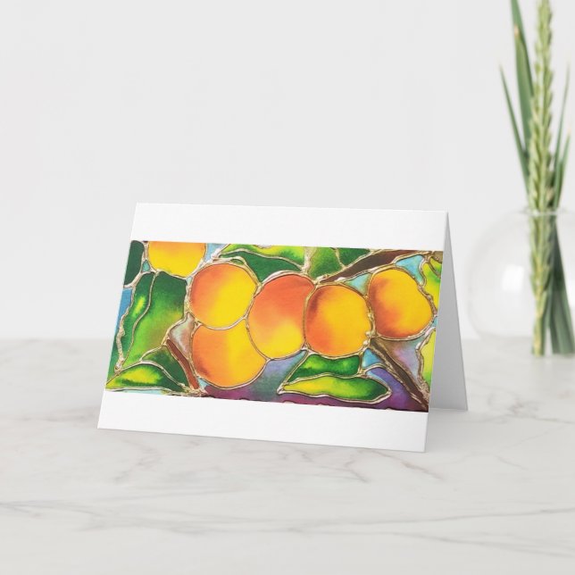 APRICOT CHEER SERIE STATIONÄRE KARTE (Vorderseite)