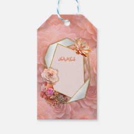 Apricot Crush Sukkuläre Farben Geschenkanhänger