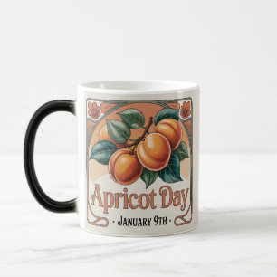 Apricot Day Art Nouveau Morphing-Tasse Verwandlungstasse