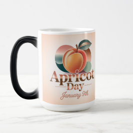 Apricot Day January 9th Morphing Mug Verwandlungstasse