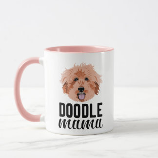 Apricot Doodle Mama Custom Foto Tasse