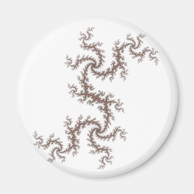 Apricot Drehungen Julia Magnet (Vorne)