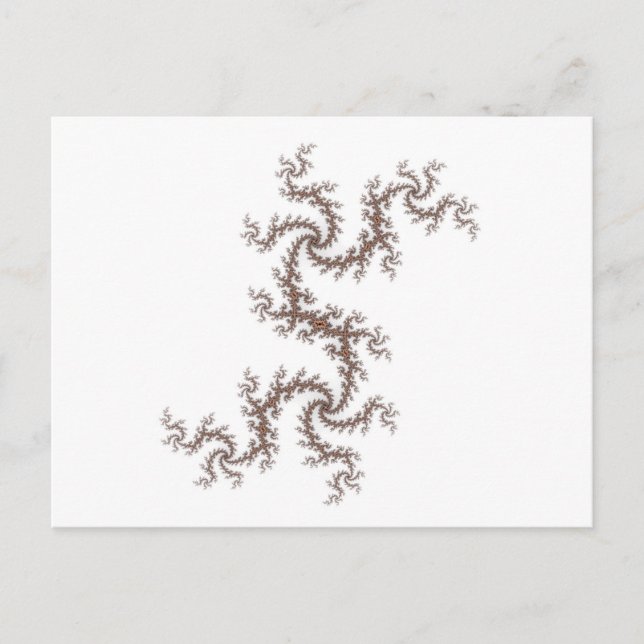 Apricot Drehungen Julia Postcard Postkarte (Vorderseite)