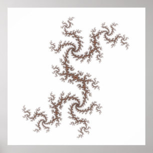 Apricot Drehungen Julia Poster