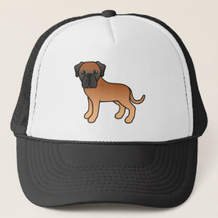 Apricot English Mastiff Niedlich Cartoon Dog Truckerkappe