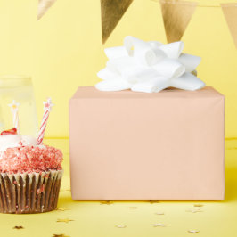 Apricot Glosswackelpapier Geschenkpapier