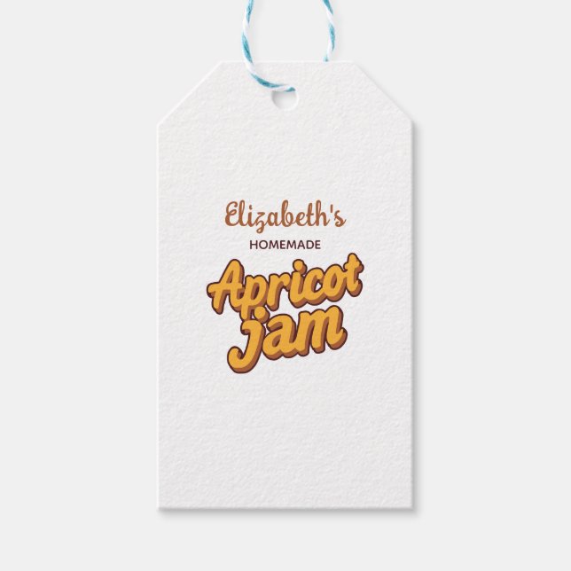 Apricot Jam Geschenkanhänger (Vorderseite)