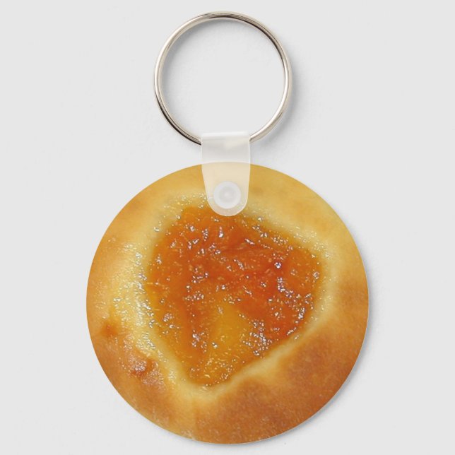 Apricot Kolache Schlüsselanhänger (Vorderseite)