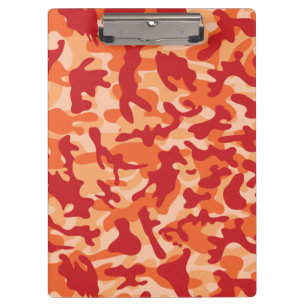 Apricot Lava Camouflage Klemmbrett
