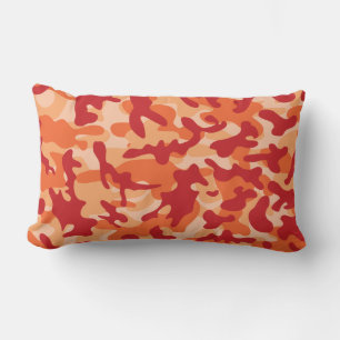 Apricot Lava Camouflage Lendenkissen