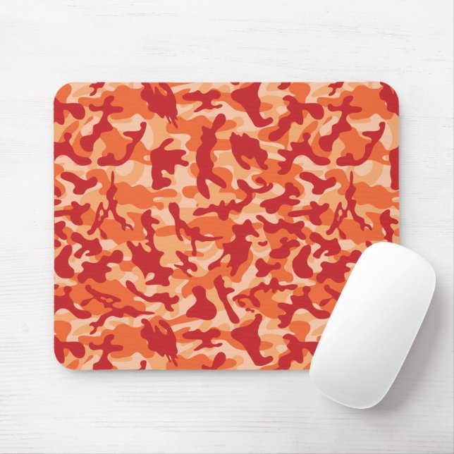 Apricot Lava Camouflage Mousepad (Mit Mouse)