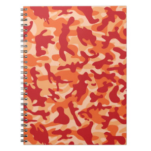 Apricot Lava Camouflage Notizblock