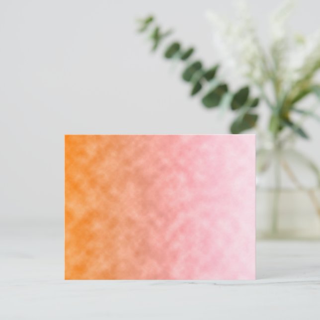 Apricot Skies Postkarte (Stehend Vorderseite)