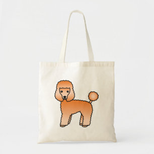 Apricot Toy Poodle Niedlicher Cartoon Dog Tragetasche