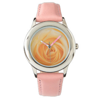 Aprikose-Rose Armbanduhr