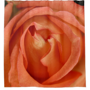 Aprikose Rose Duschvorhang