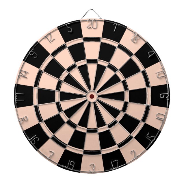 Aprikose und Black Dartscheibe (vorne)