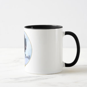 Aprikosemastiff-Porträt-Tasse Tasse