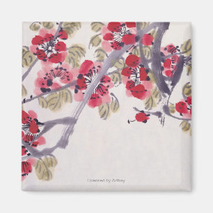 Aprikosen-Blüten Magnet