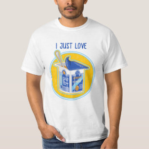 Aprikosen-Jogurt in einer Flasche T-Shirt