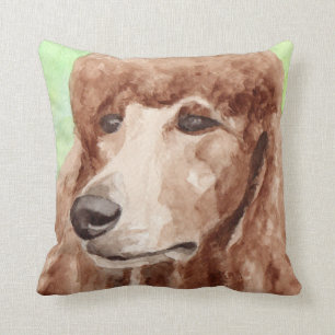Aprikosen-Pudel-Geschenke Kissen
