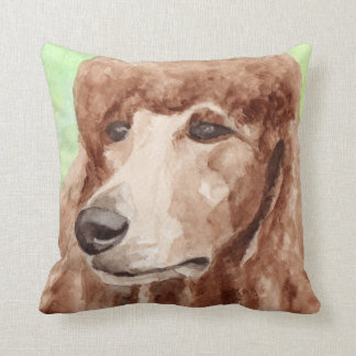 Aprikosen-Pudel-Geschenke Kissen