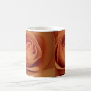 Aprikosen-Schönheits-Rosen-Tasse Kaffeetasse