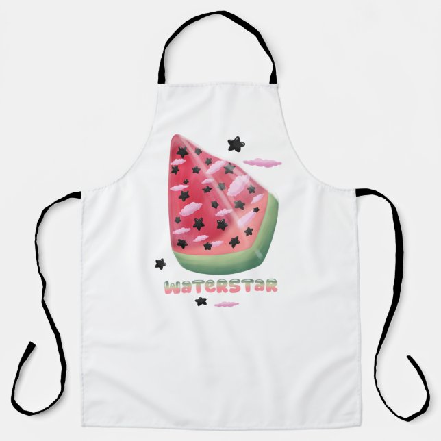 Aprikosen Wassermelone Stern  Schürze (Vorderseite)
