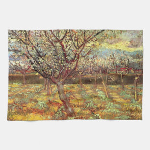 Aprikosenbäume in Blüte von Vincent van Gogh Geschirrtuch