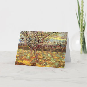 Aprikosenbäume in Blüte von Vincent van Gogh Karte